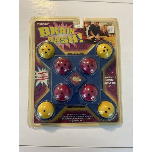 Vintage 1994 Tiger Electronics Brain Bash Voice Command Memory Game Music Tested - Picture 11 of 12